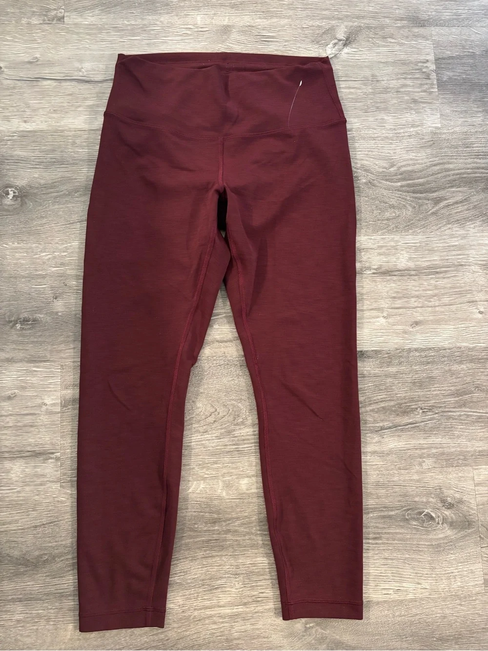 Lululemon High-Waist burgundy Active Leggings size 10